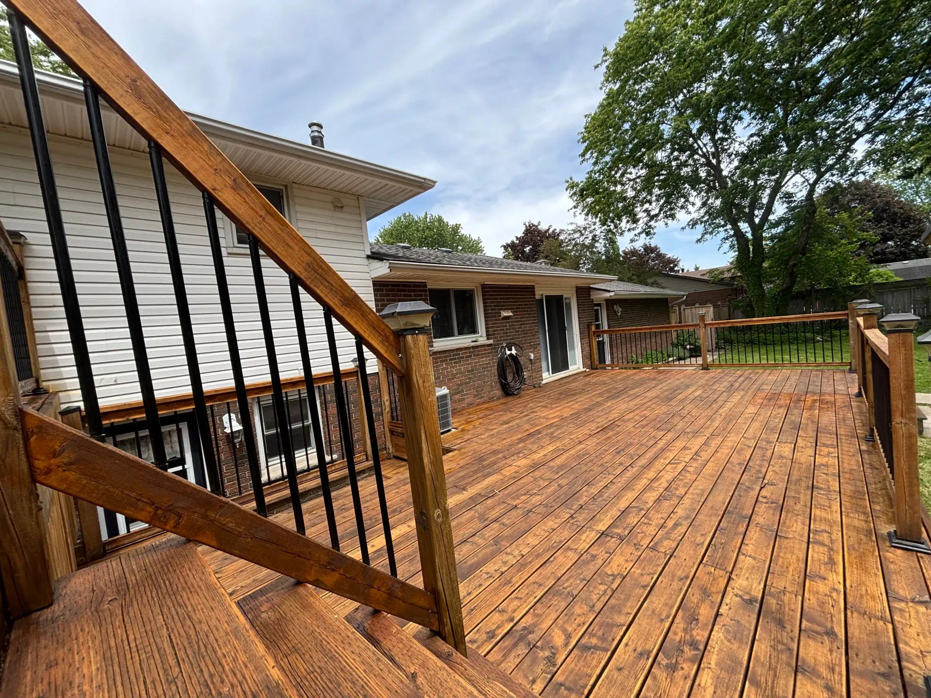 Professional deck finish