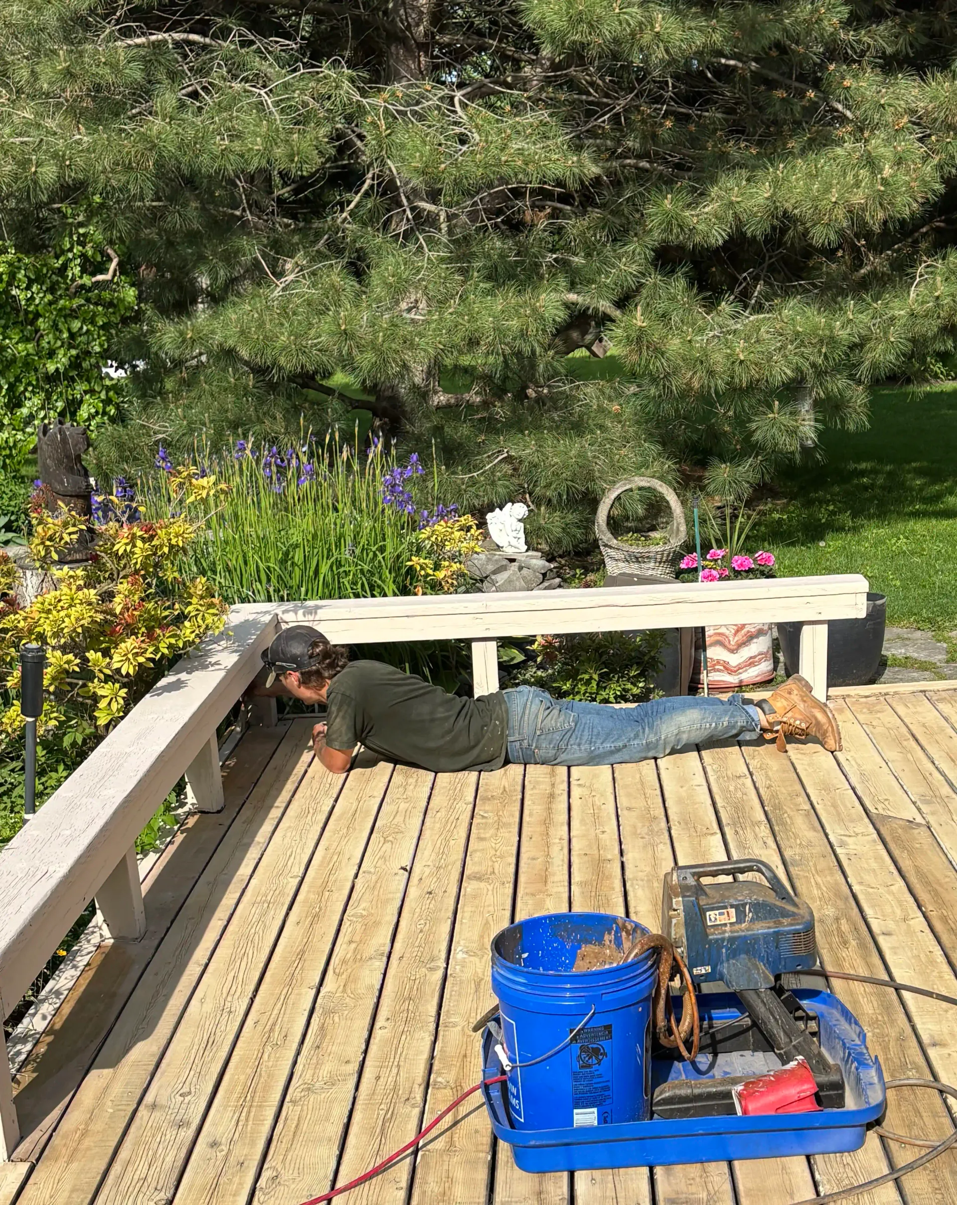 Deck restoration process